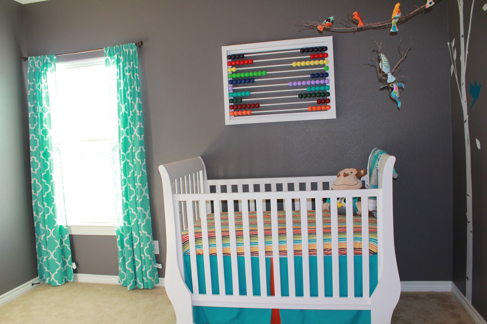 ...That mean the most Liam's Gray and Teal ( and Orange) Nursery