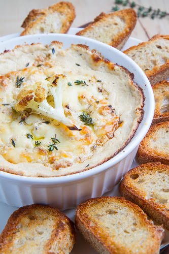 Roasted Cauliflower and Aged White Cheddar Dip Roasted Cauliflower and Aged White Cheddar Dip