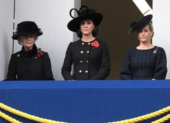 Queen, Duchess Camilla, Duchess of Cambridge, Countess of Wessex and Princess Alexandra. Kate Middleton