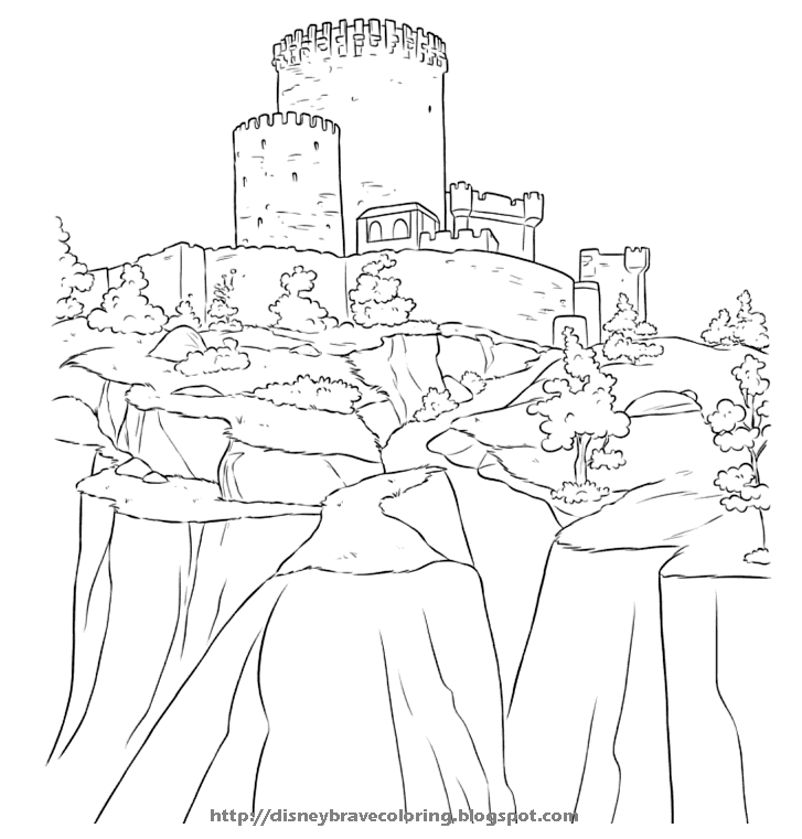 DISNEY COLORING PAGES: FREE BRAVE COLORING PICTURES