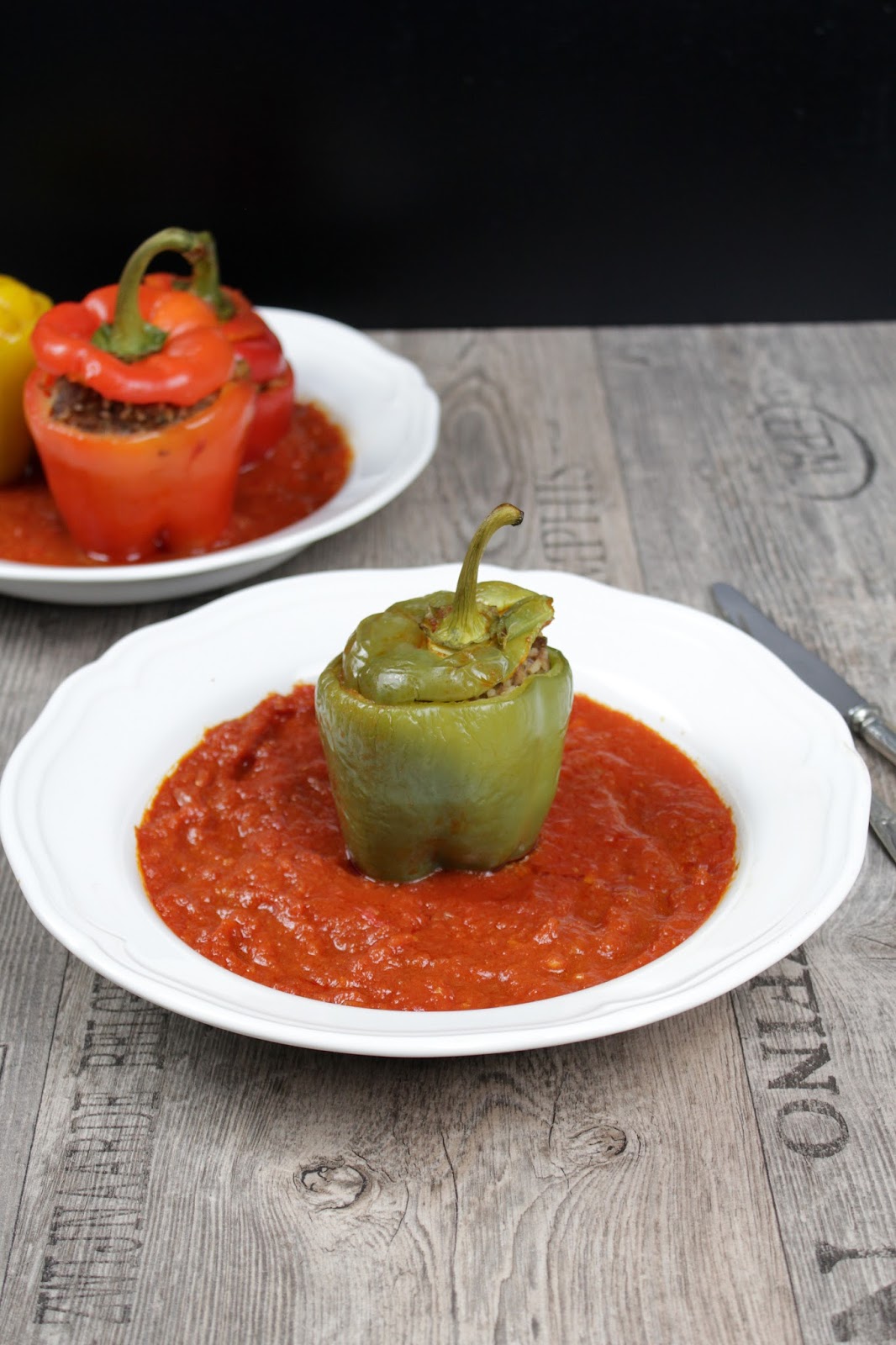 Rezepte mit Herz: Gefüllte Paprikaschoten