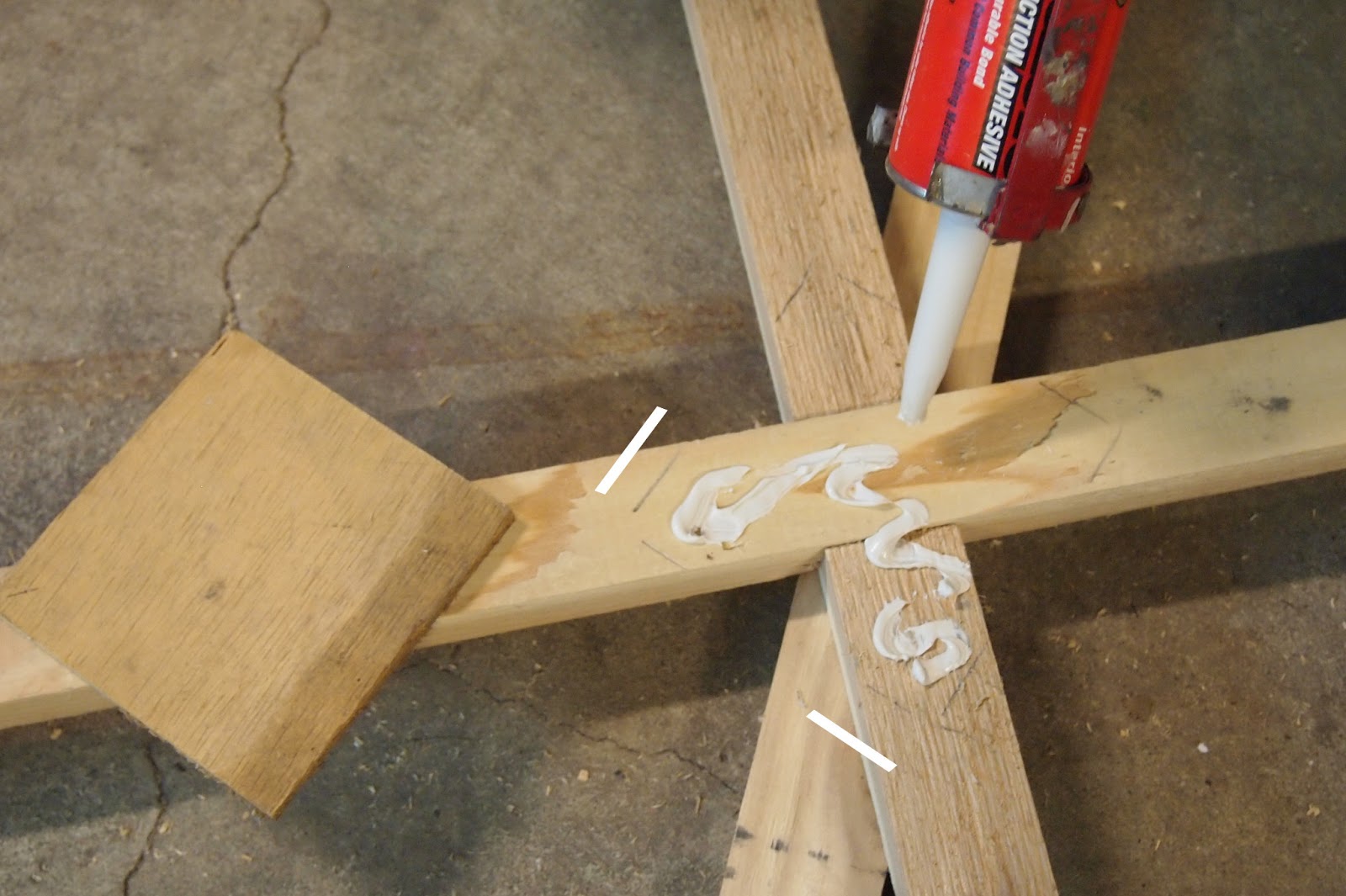 How to Build a Canvas Stretcher 39. FLIP FRAME and mark/glue supports