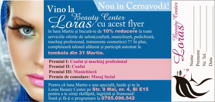 flyer Loras Beauty Center