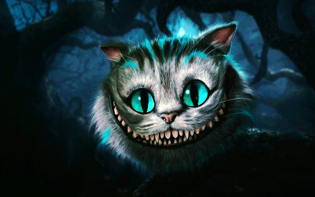 'Well! I've often seen a cat without a grin,' thought Alice; 'but a grin without a cat! It's the most curious thing I ever saw in all my life!'