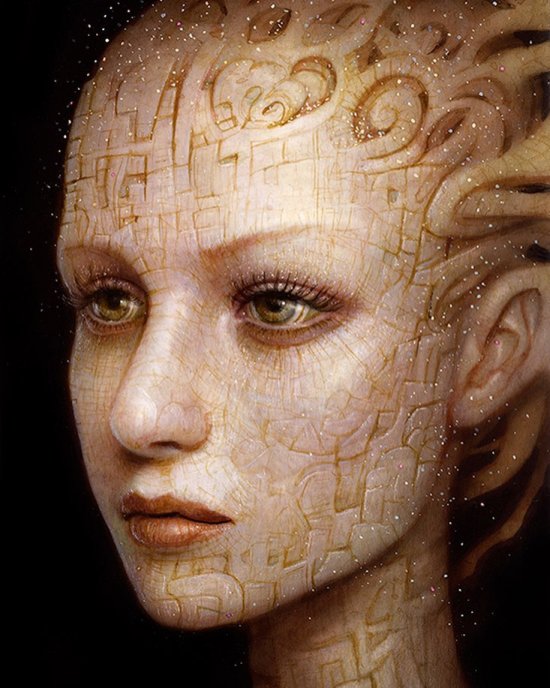 As pinturas surreais e oníricas retratando mulheres de Naoto Hattori Naoto Hattori arte pinturas surreais bizarras mulheres
