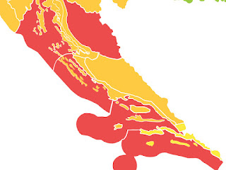 Sutra crveni meteoalarm, olujno jugo 65-110 km/h slike otok Brač Online Sutra crveni meteoalarm, olujno jugo 65-110 km/h slike otok Brač Online