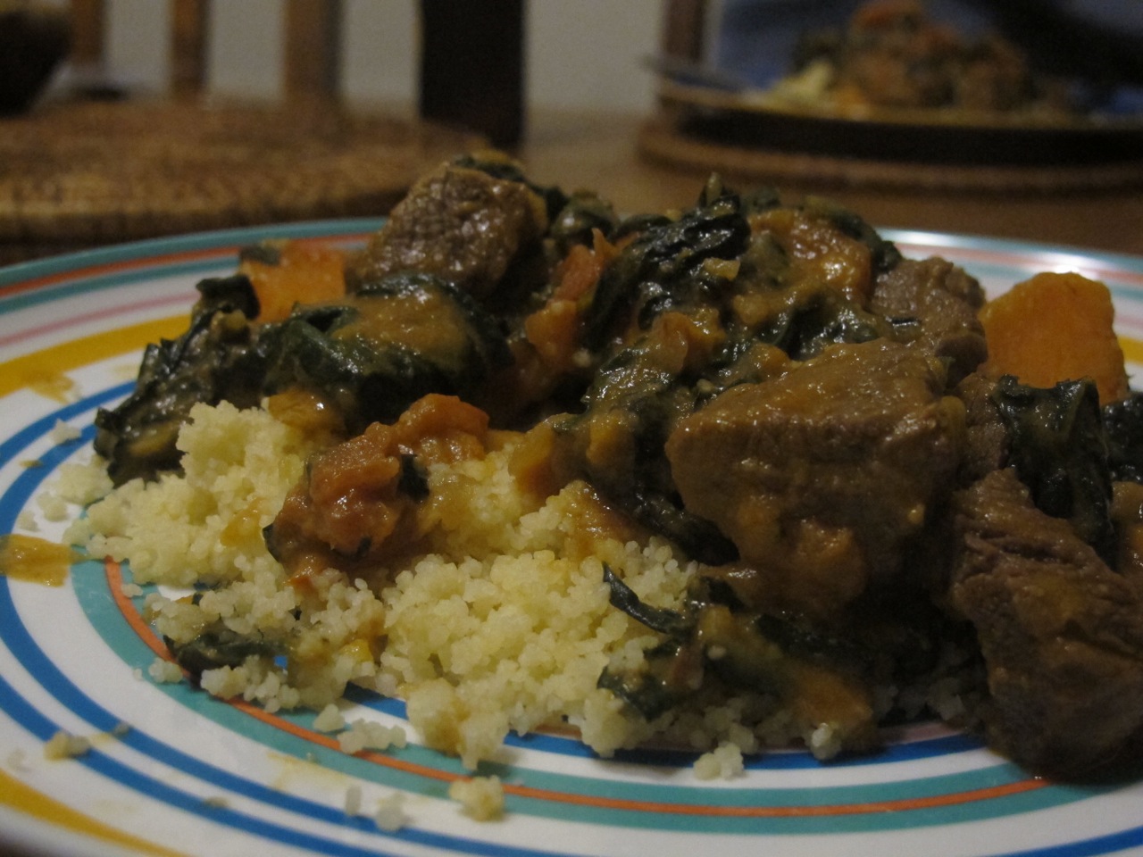 muppys: Beef, Spinach and Peanut Sudanese Stew