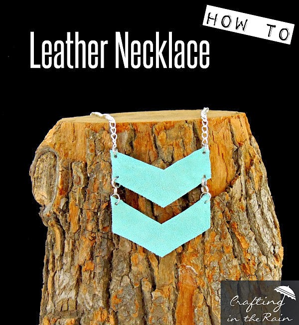 Leather Necklace Tutorial | Crafting in the Rain