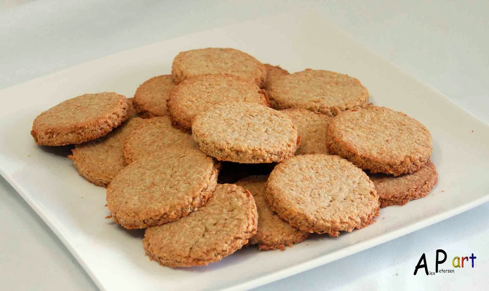 Alex the Contemporary Culinarian Oat and Wheat Bran Biscuits