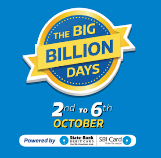 Flipkart Big Billion Days Sale Offer 2nd To 6th October 2016
