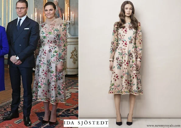 Crown Princess Victoria wore Ida Sjostedt Sabrina Multi Dress