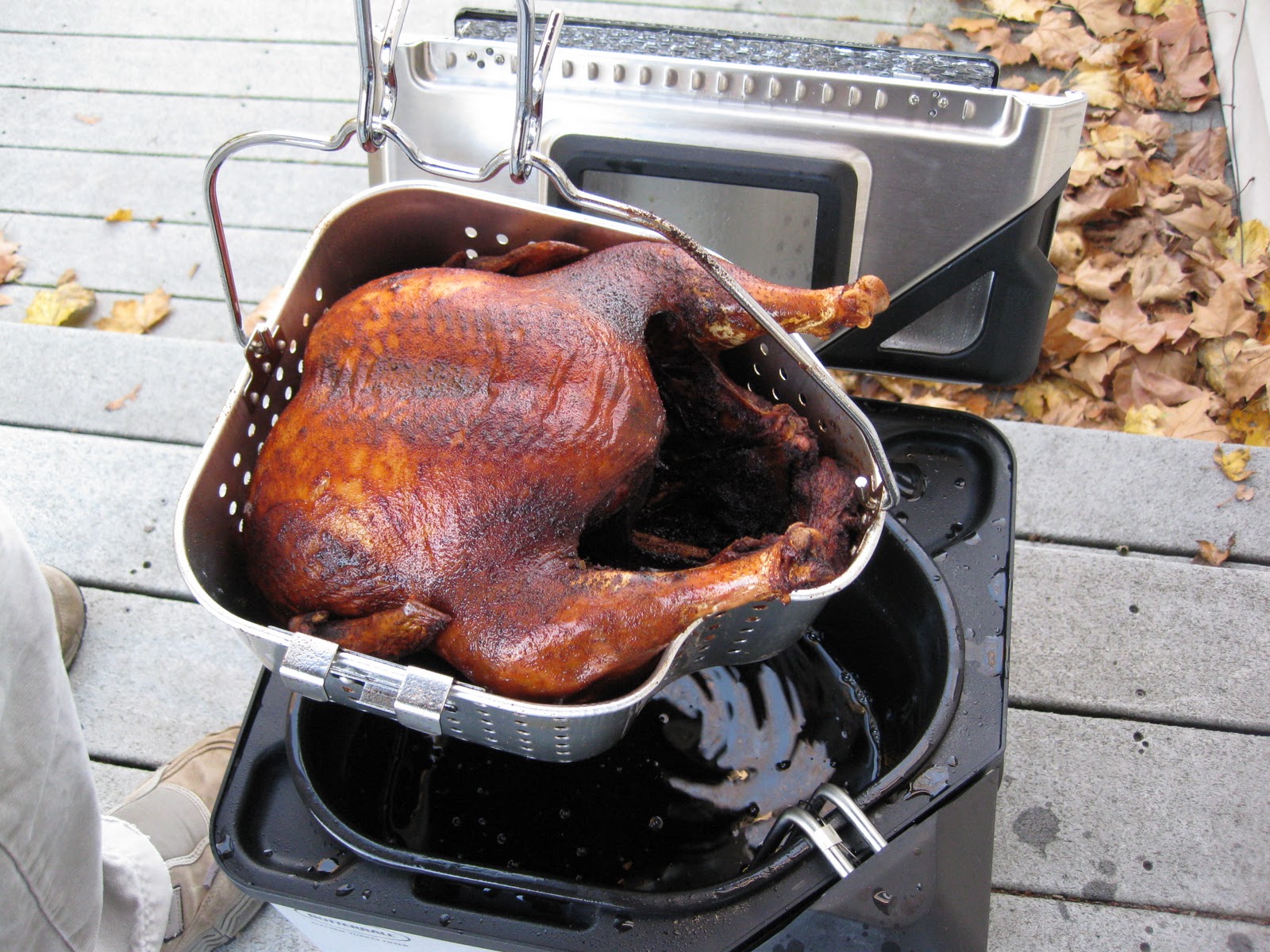 Bloatal Recall DeepFried Turkey with Creole Rub & Giblet Gravy