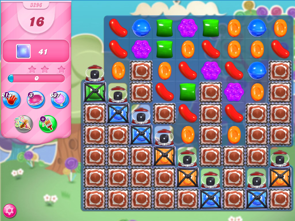 Candy Crush Saga level 3296 Candy Crush Saga level 3296