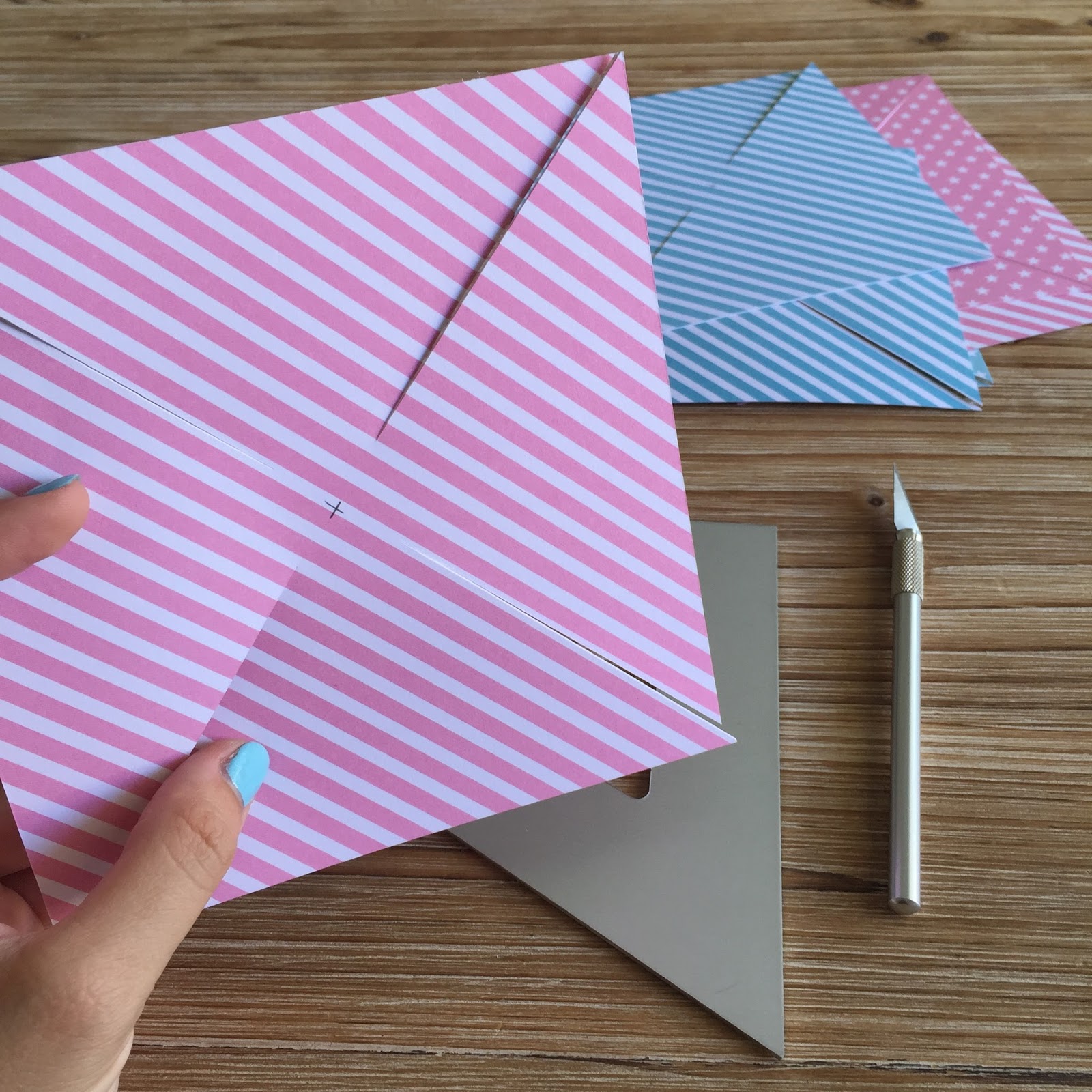 Enveloppe Moulin à Vent en origami