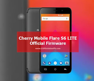 Cherry Mobile FLARE S6 LITE Firmware Stock ROM (Nougat)