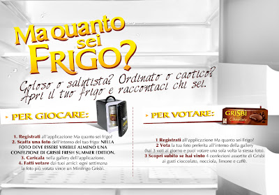 Nuovo concorso Grisbi ''Ma quanto sei frigo'': vinci forniture e mini frigo Logo Nuovo concorso Grisbi ''Ma quanto sei frigo'': vinci forniture e mini frigo