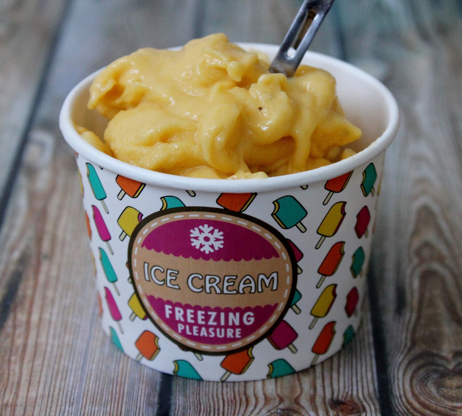 Glace au yaourt à la mangue {Frozen Yogurt}