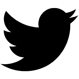 logo twitter hitam