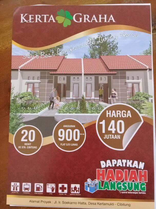 Perumahan Baru Subsidi Cluster Bekasi Tambun Cikarang July 2018