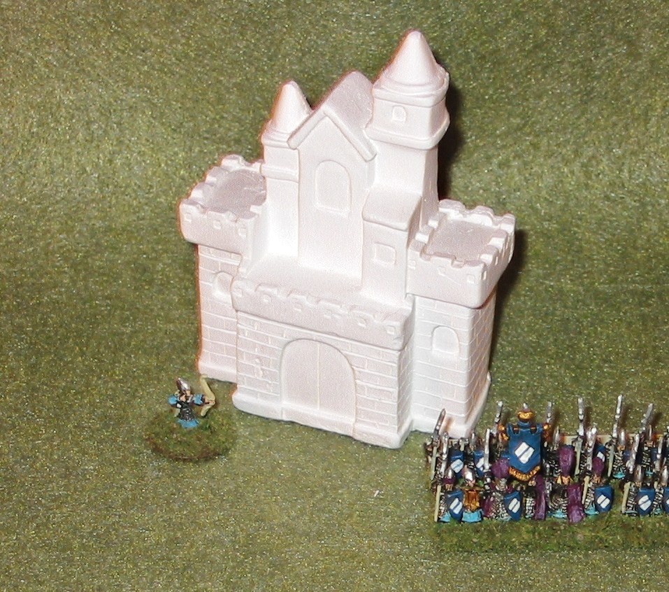 One More Gaming Project 10mm Dollar Tree Plaster Castle