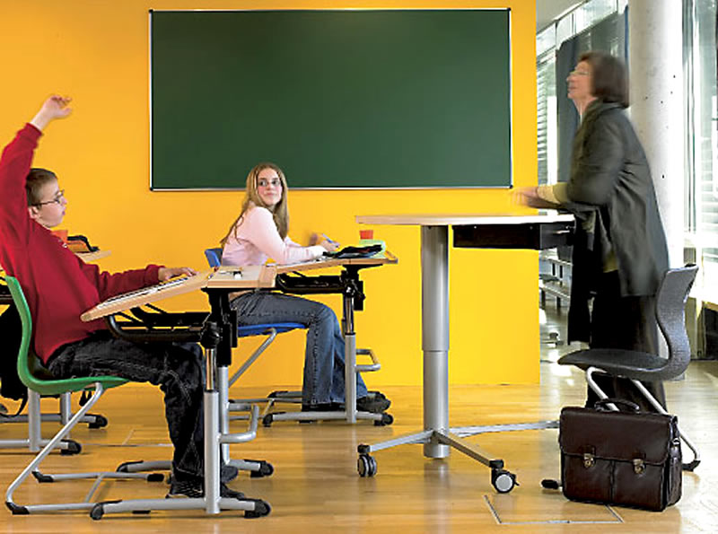 Classroom ergonomics layout and design image