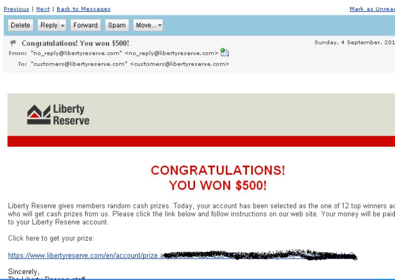 SHARE ABOUT SCAMS email Scam