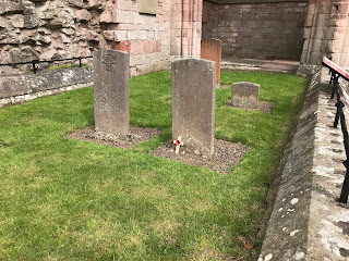 Douglas and Dorothy Haig's grave at Dryburgh Abbey