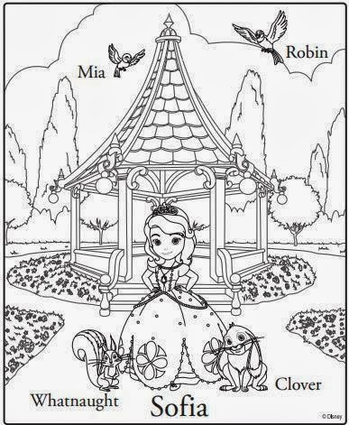 Princess Sofia Coloring Pages 3
