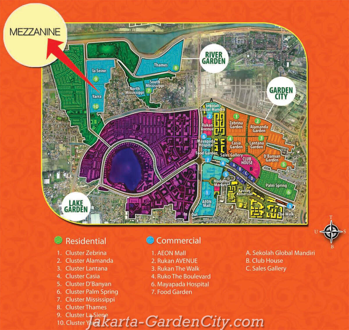 Lokasi Cluster Yarra Jakarta Garden City Lokasi Cluster Yarra Jakarta Garden City