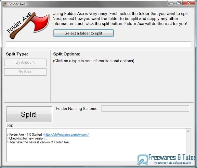 Folder Axe : un logiciel pour découper les dossiers en petites parties