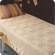 Sobrecama "Intimidad" a Crochet Sobrecama "Intimidad" a Crochet
