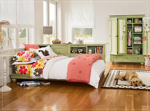 Teen Girl Bedroom Ideas Green