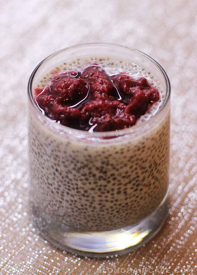 Kokosowy pudding z nasion chia Pielęgnacja Włosów Blog