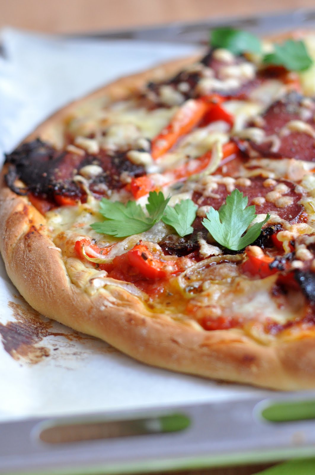 agata's kitchen One more time pizza ( with corn flour)