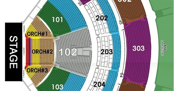 Jiffy Lube Amphitheater Seating Chart