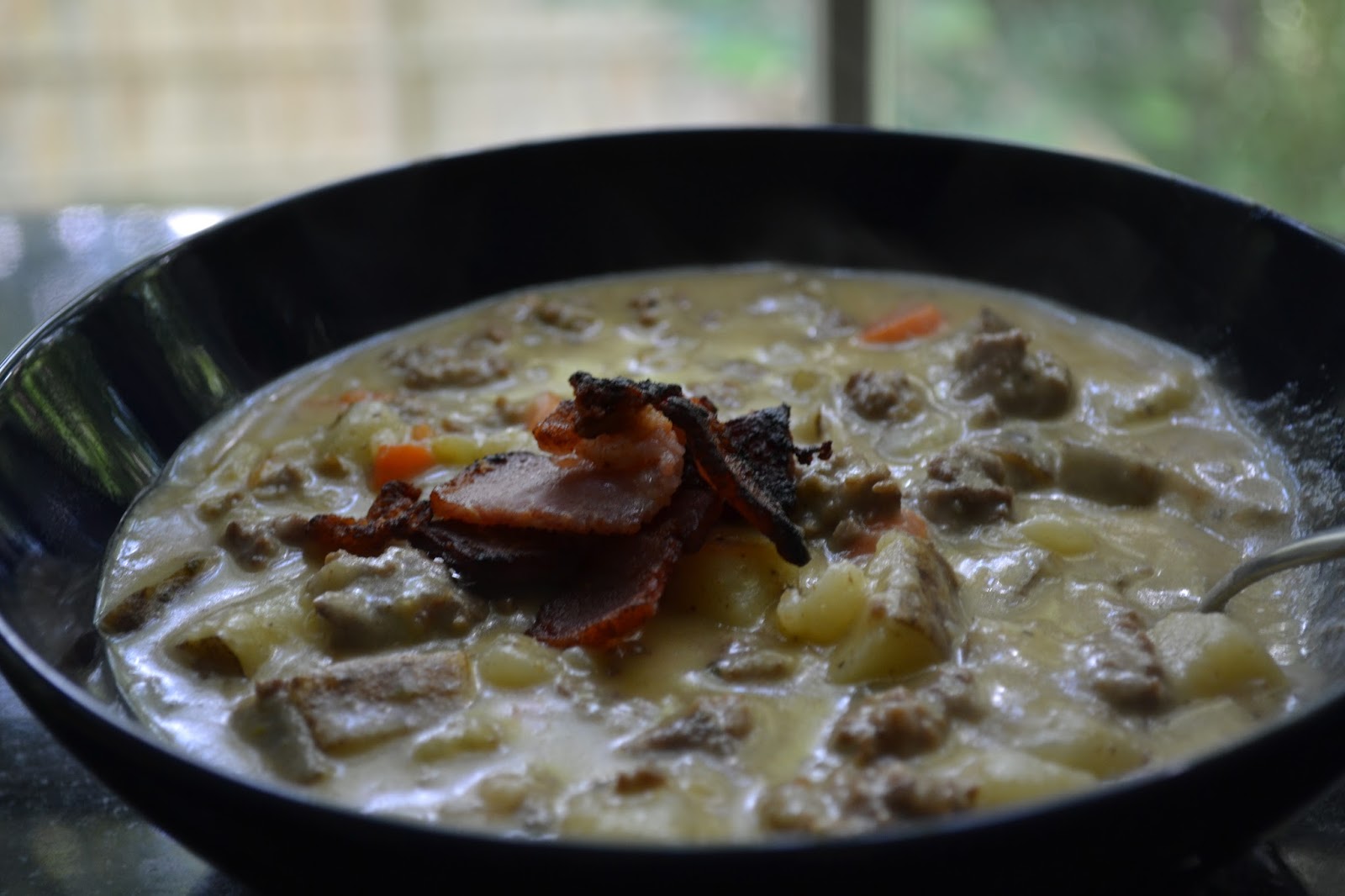 Bacon Cheeseburger Potato Soup
