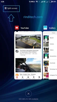 Cara Menggunakan Split Screen di Smartphone Xiaomi MIUI 8/9