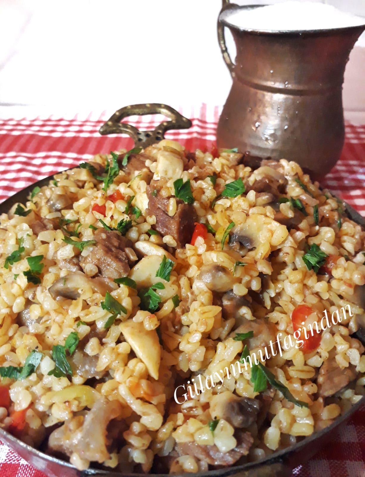 Mantarlı Bulgur Pilavı Mantarlı Bulgur Pilavı