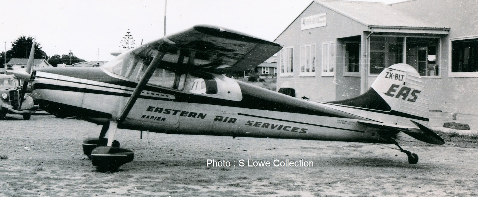 3rd Level New Zealand Why Wairoa Eastern Air Services Mainstay Of The Service Cessna 170b Zk Blt At Napier Photographer Unknown