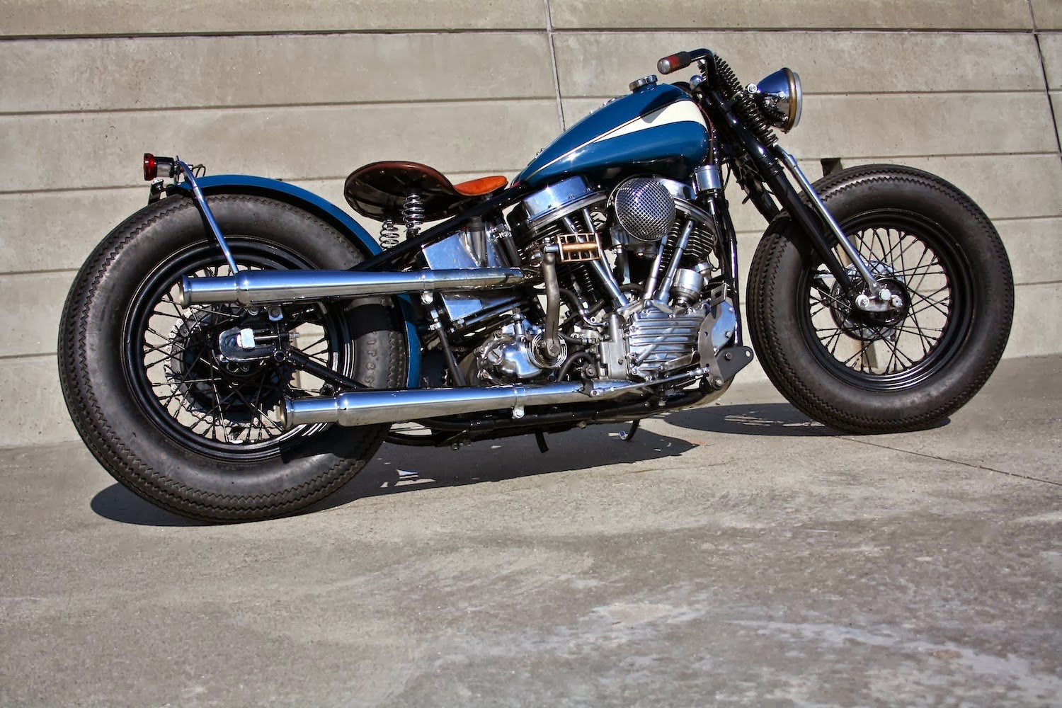 Hell Kustom Harley Davidson Panhead 1948 By Customs From Jamesville