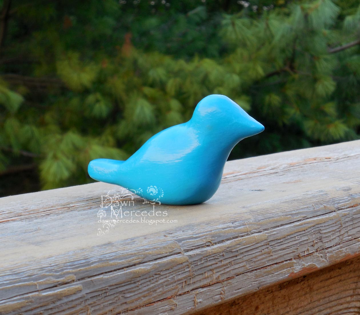Creative Paperclay® air dry modeling material: Blue Bird
