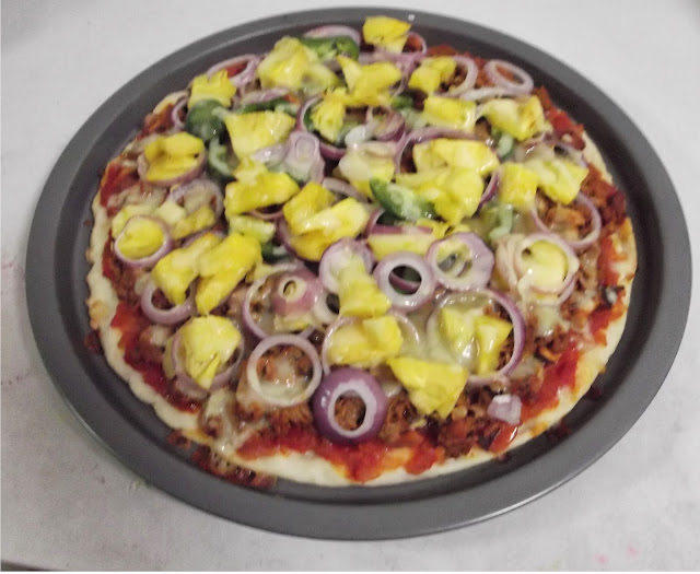Simply Cooking and Health: Spicy Chicken Curry Pizza