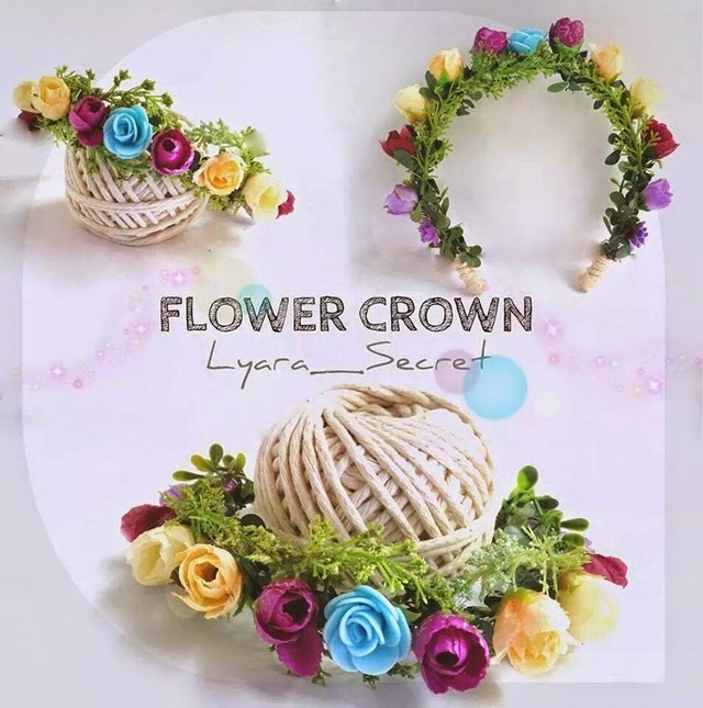 Flower Crown Online ! Love Is Cinta