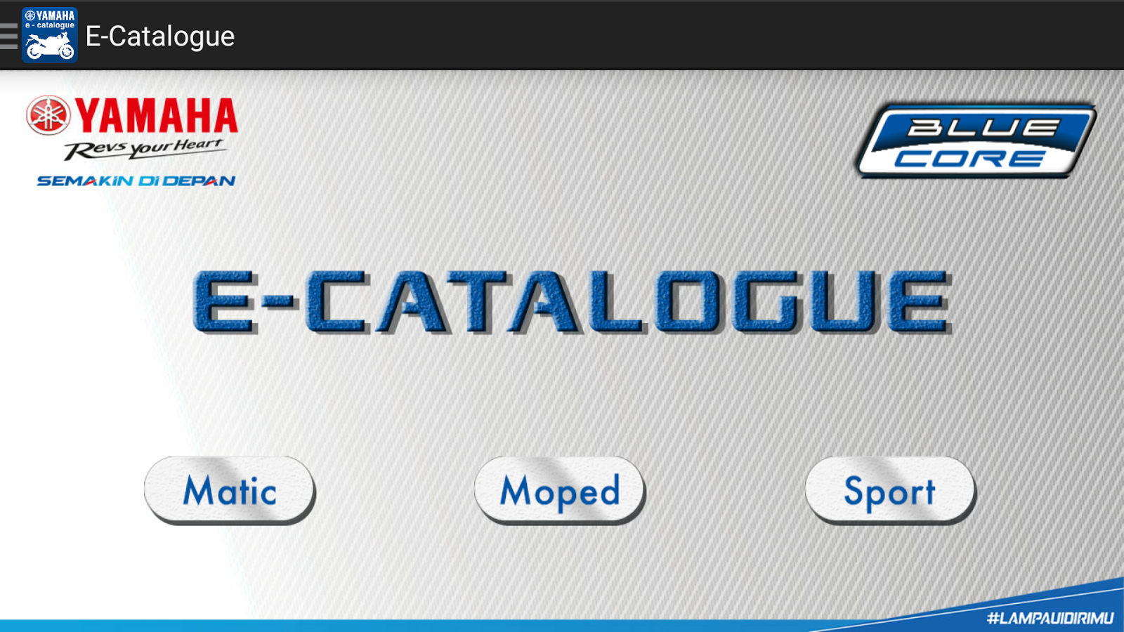 Yamaha ECatalogue Melihat Spesifikasi Motor Yamaha Melalui Aplikasi