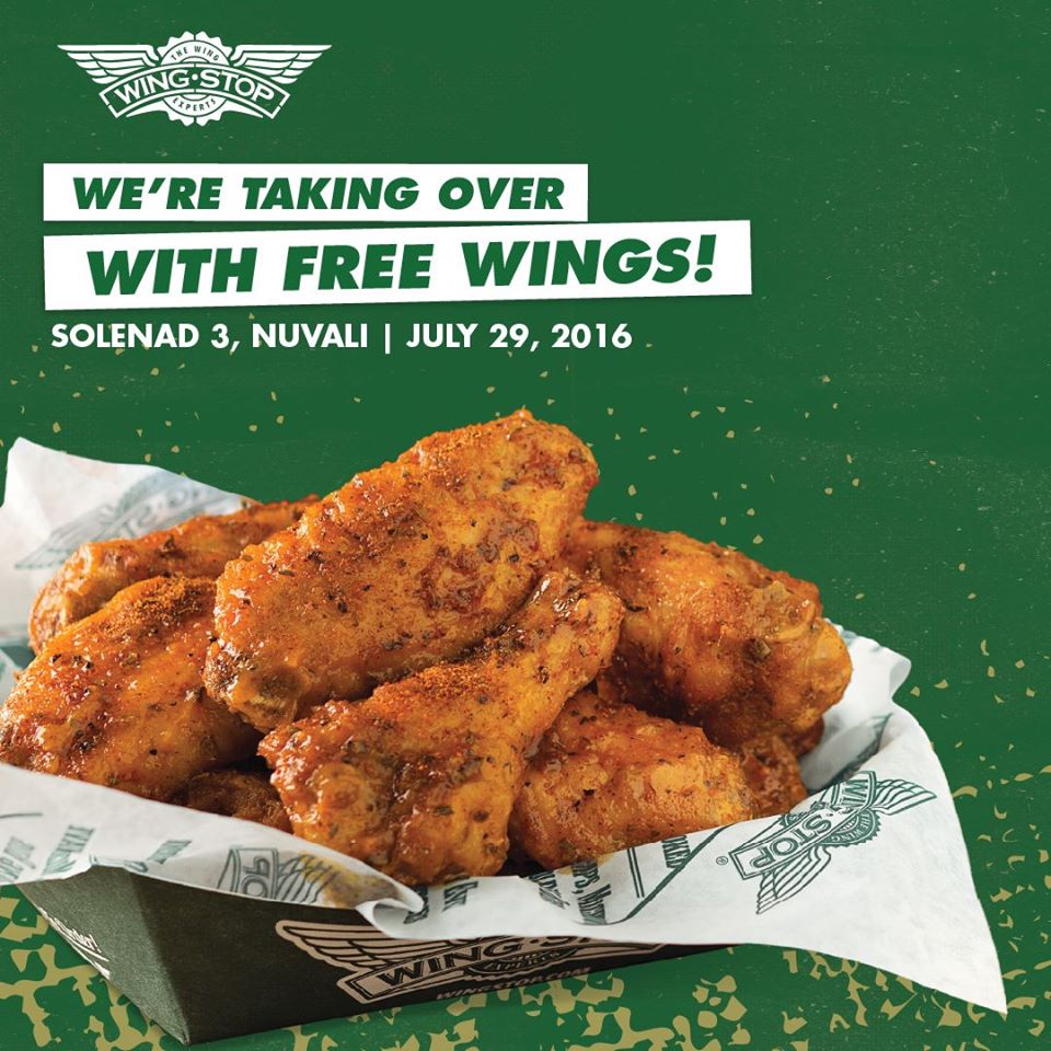 Manila Shopper Wingstop National Chicken Wing Day Buy1 Take1 Promo