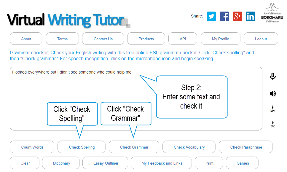 free essay grammar check