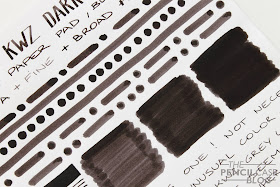 review: KWZ Dark Brown ink review: KWZ Dark Brown ink