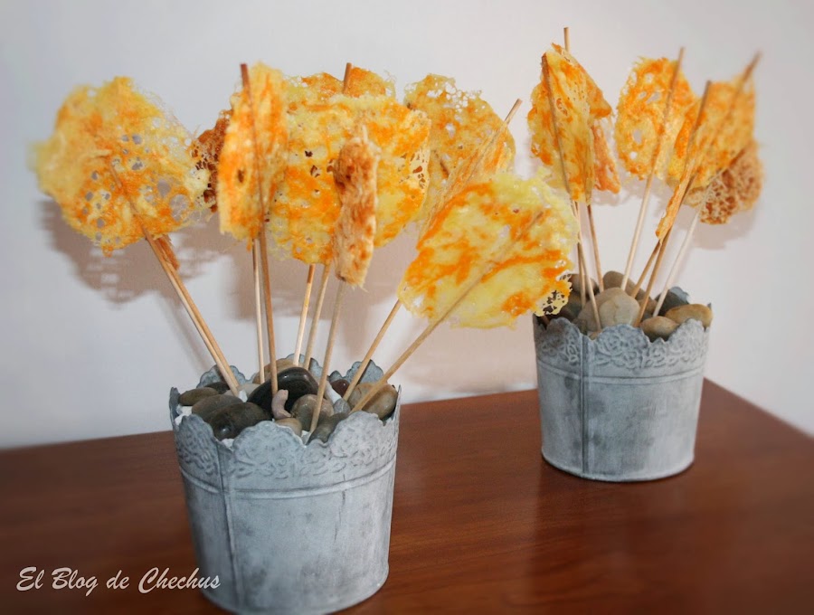 Piruletas de queso, El Blog de Chechus, Chechus Cupcakes, Aperitivos