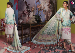 Pakistani Suits: Shraddha Designer Muzlin collection