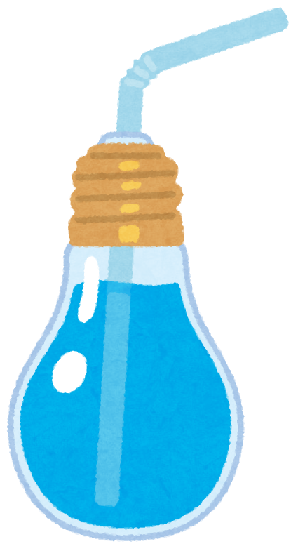 いろいろな電球ボトルのイラスト | かわいいフリー素材集 いらすとや